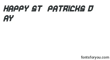 TrekTrooperBoldItalic font – St Patricks Day Fonts